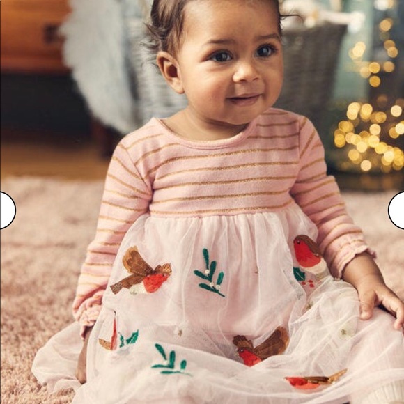 NWT baby boden Festive Tulle Dress - Picture 3 of 10